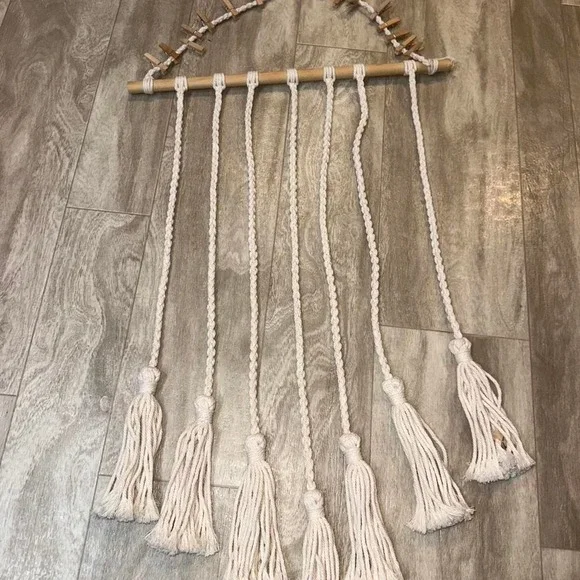 Hanging photo BoHo display