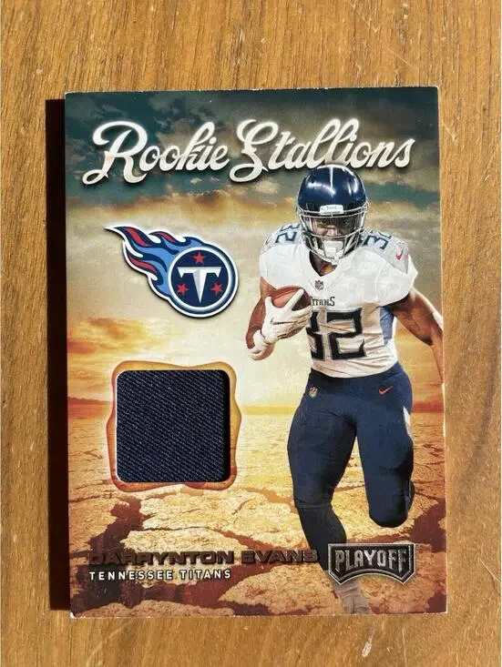 2020 Playoff Rookie Stallions Darrynton Evans #RS-34 Patch Football Card