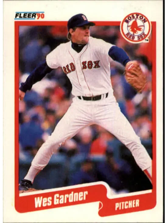 1990 Wes Gardner Fleer Baseball Card #275