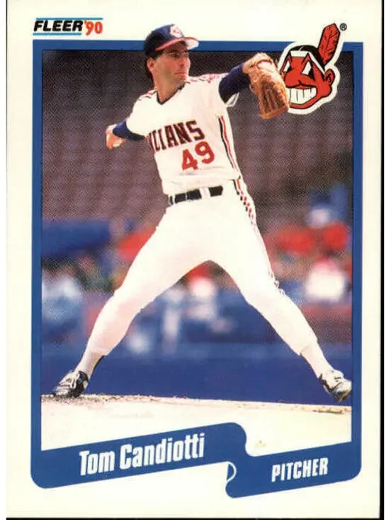 1990 Tom Candiotti Fleer Baseball Card #488