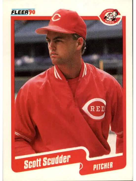 1990 Scott Scudder Fleer Baseball Card #434