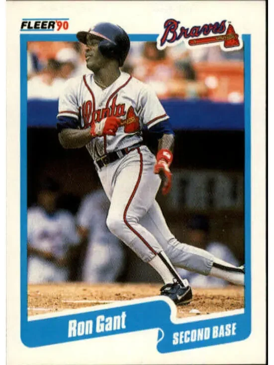 1990 Ron Gant Fleer Baseball Card #582