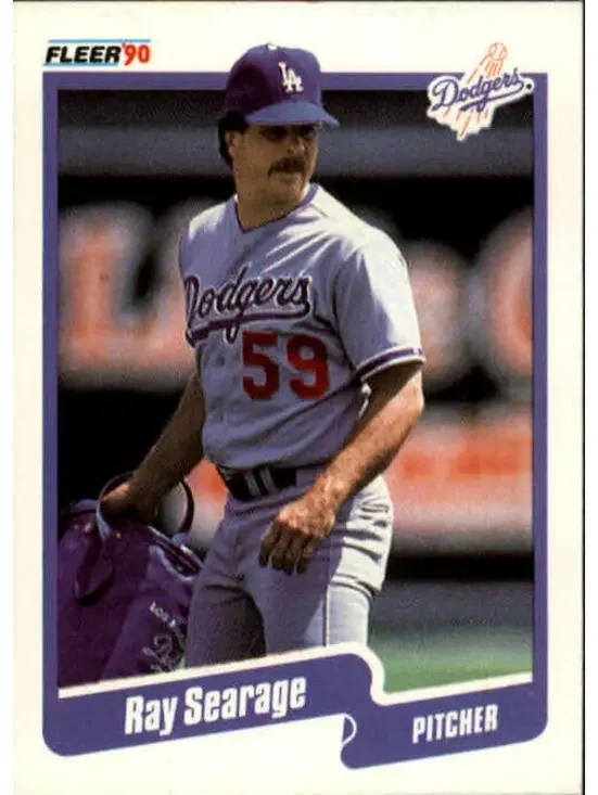 1990 Ray Searage Fleer Baseball Card #408