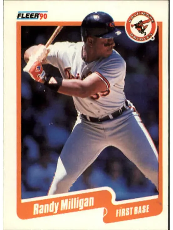 1990 Randy Milligan Fleer Baseball Card #183
