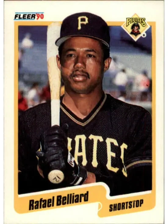 1990 Rafael Belliard Fleer Baseball Card #460