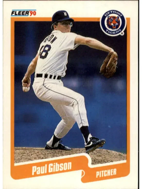 1990 Paul Gibson Fleer Baseball Card #602