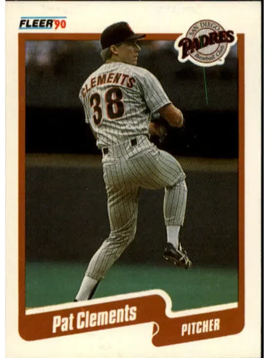 1990 Pat Clements Fleer Baseball Card #153