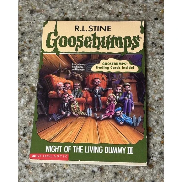 Goosebumps #40 Night of the Living Dummy III 3 RL Stine True First Print No Card