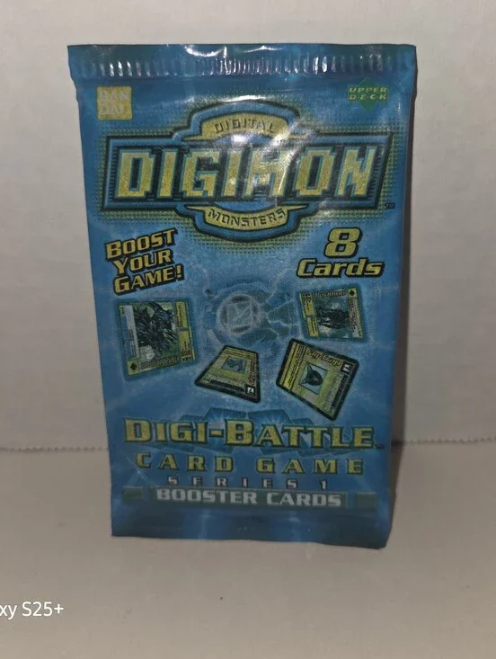 Vintage 1999 Bandai Digimon Digi-Battle Cards Booster Series 1 English Sealed