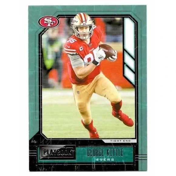 George Kittle 2020 Panini Playbook #95 Football Card 49ers