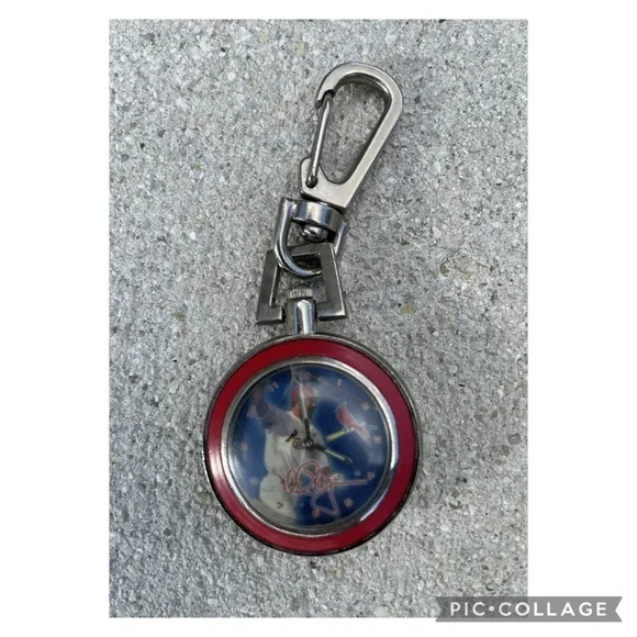 Mark McGwire Pocket Watch Needs Repair & Battery Please Read Description
