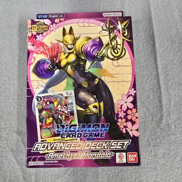 Digimon Card‎ Game Advanced Deck Set Amethyst Mandala English Bandai Namco