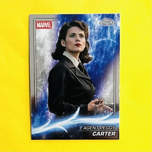 2025 Topps Chrome Marvel Studios Agent‎ Peggy Carter #24 Captain America