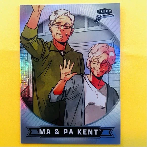 2025 Upper Deck Fleer‎ Brilliants Superman Ma & Pa Kent #10 Base DC
