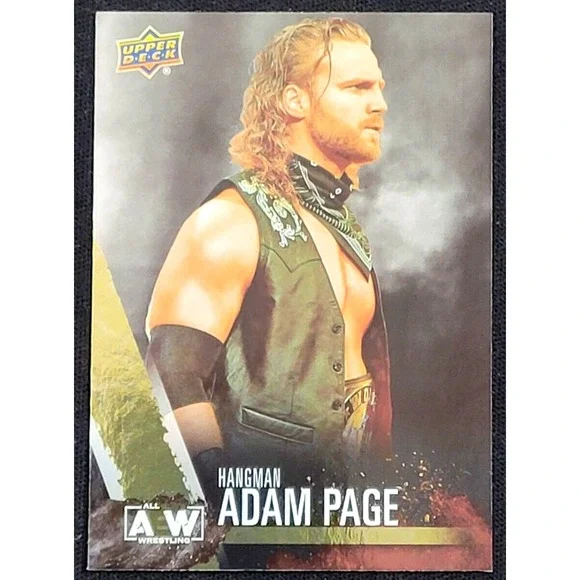 2021 UPPER DECK AEW HANGMAN ADAM‎ PAGE RAINBOW FOIL