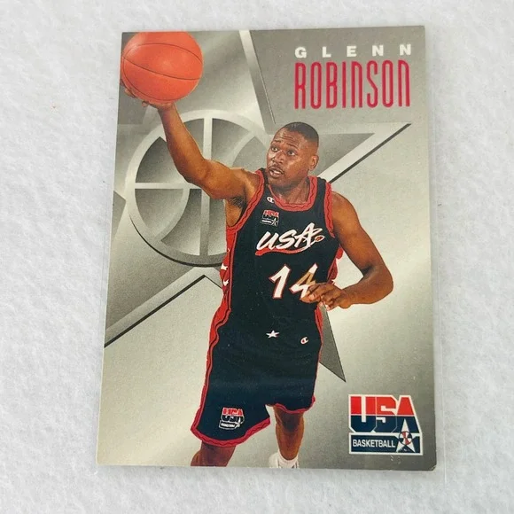 1996 SkyBox USA Basketball Glenn Robinson Card 11 Texaco Fleer Big Dog NBA