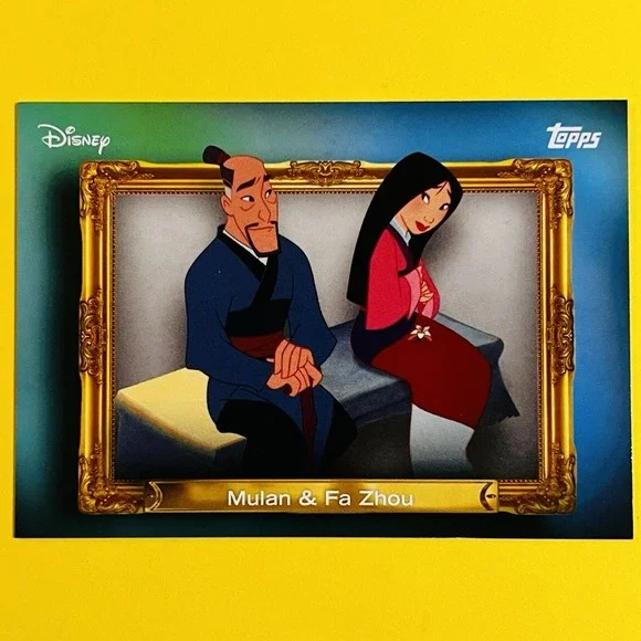 2026 Topps Disney Neon Mulan & Fa Zhou FF-6 Frame Film Insert‎ Disney