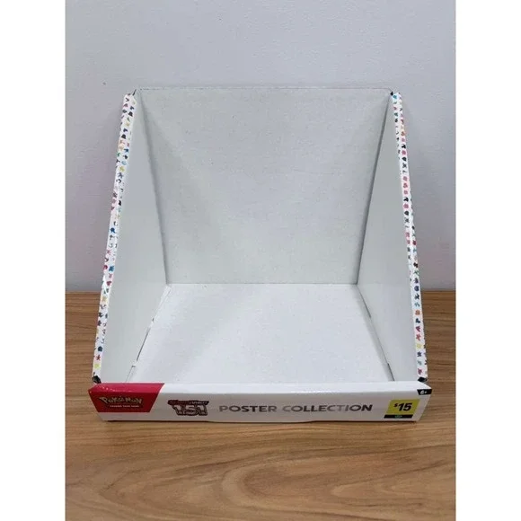 Pokemon Empty Dollar General Retail Store Display‎ Box 151 Poster Collection