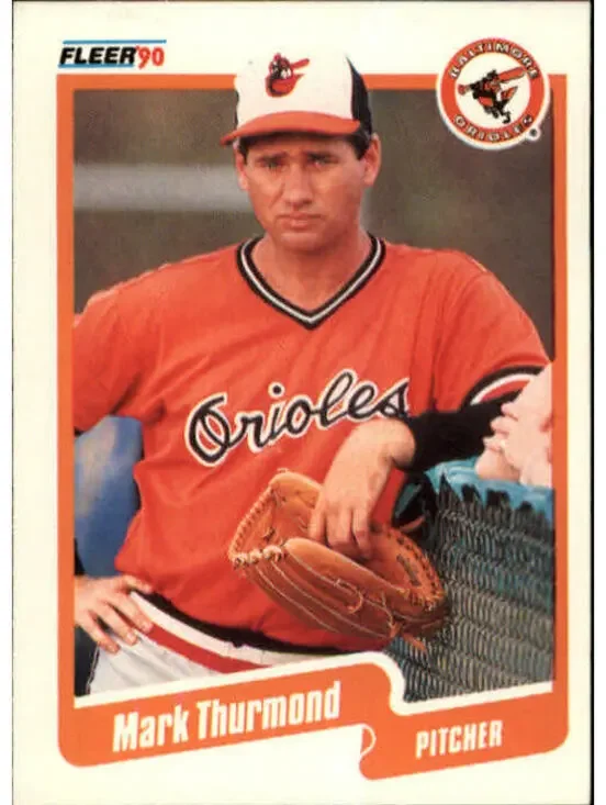 1990 Mark Thurmond Fleer Baseball Card #191