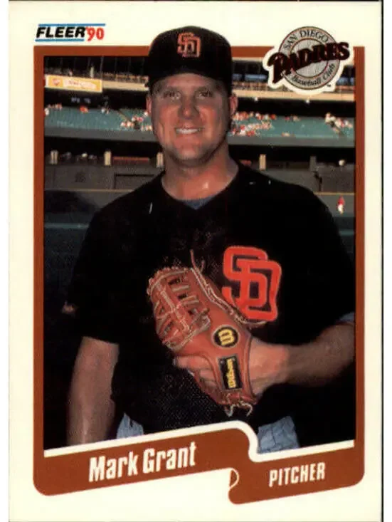 1990 Mark Grant Fleer Baseball Card #156
