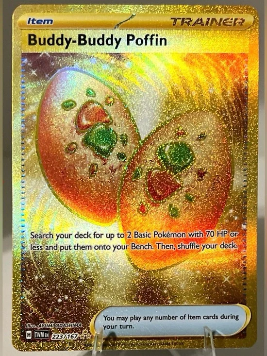 Pokémon TCG: Twilight Masquerade - BUDDY-BUDDY POFFIN 223/167 NM