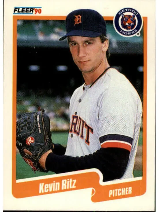 1990 Kevin Ritz Fleer Baseball Card #613