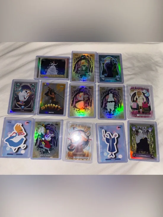 2025 Topps Disney Chrome Insert Lot (13 Cards)