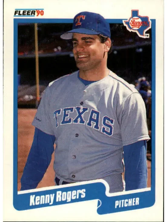 1990 Kenny Rogers Fleer Baseball Card #311
