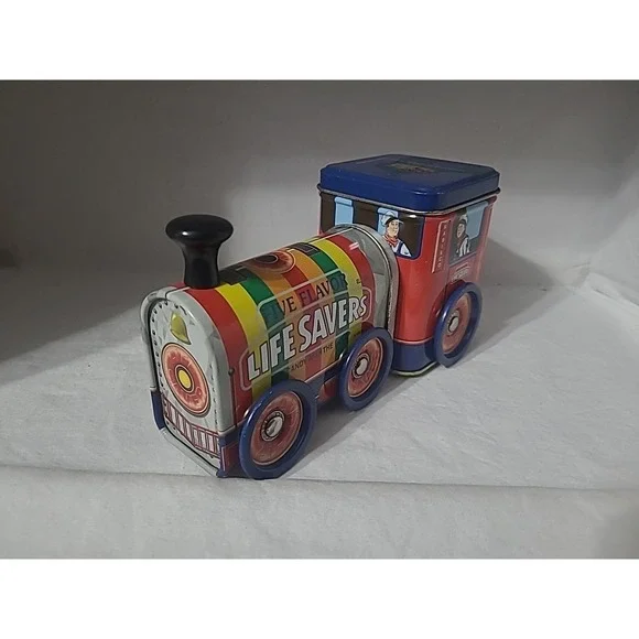 1997 Nabisco Life Savers Train Tin Candy Box