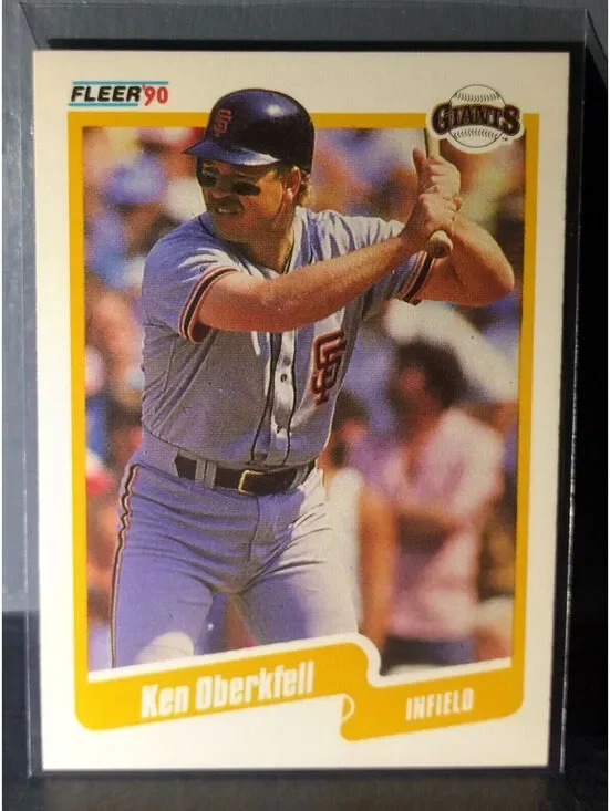 1990 Ken Oberkfell Fleer Baseball Card #67