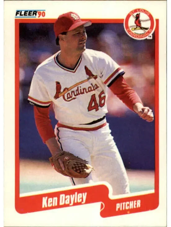 1990 Ken Dayley Fleer Baseball Card #247