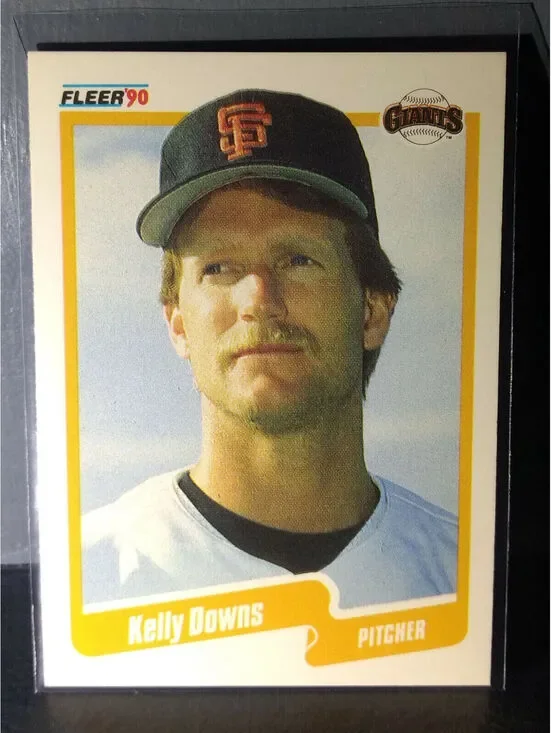 1990 Kelly Downs Fleer Baseball Card #55