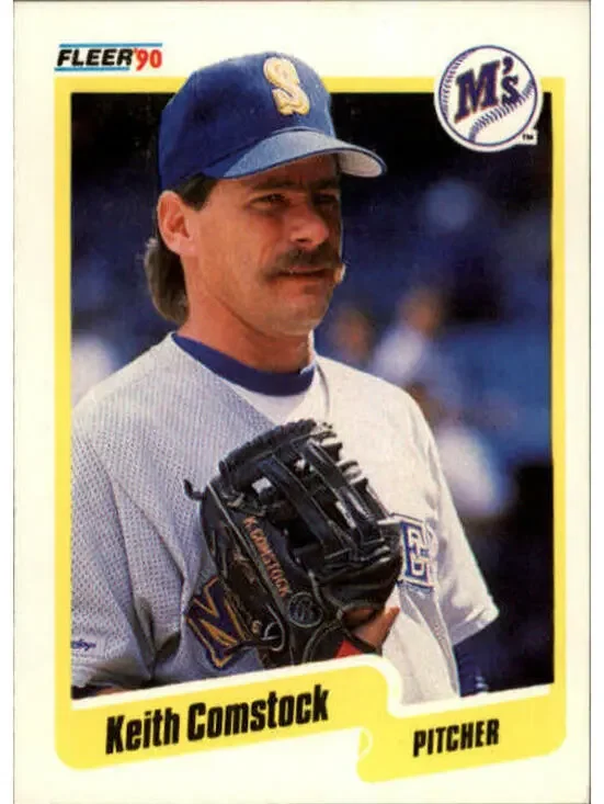 1990 Keith Comstock Fleer Baseball Card #510