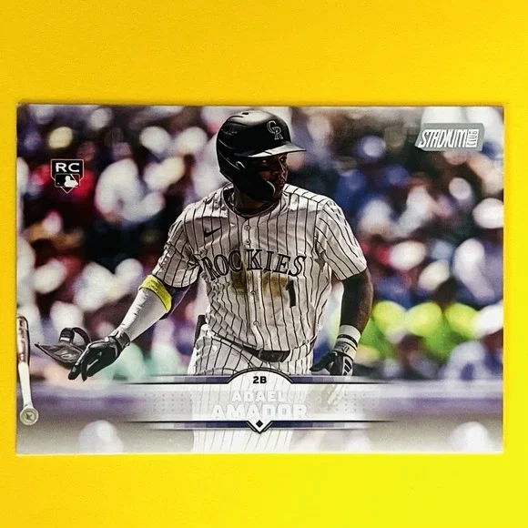 2025 Topps Stadium Club Adael Amador RC #41‎ Colorado Rockies Rookie Card