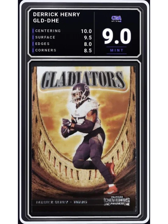 2021 Contenders Gladiators #GLD-DHE Derrick Henry Titans - CGA 9.0 Digital Grade