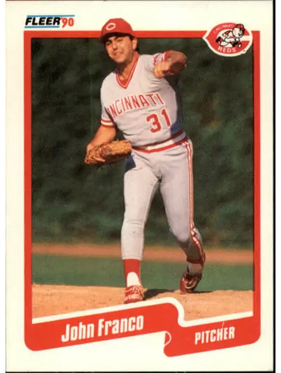 1990 John Franco Fleer Baseball Card #419