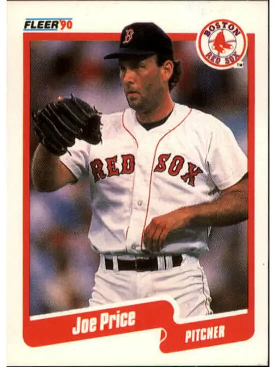 1990 Joe Price Fleer Baseball Card #282