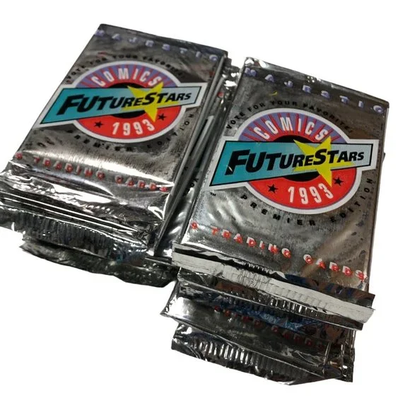 1993 Majestic Comics Future Stars Trading Cards Wax Pack‎ Lot Of 33