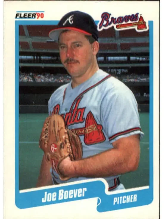 1990 Joe Boever Fleer Baseball Card #577