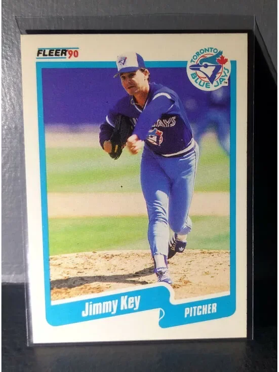1990 Jimmy Key Fleer Baseball Card #85