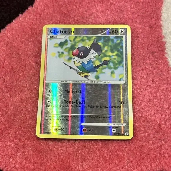 Chatot Reverse Holo #74 – Pokémon Diamond & Pearl – As Pictured