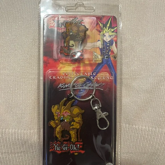 Yu-Gi-Oh! Keychain with Clip‎ - Black and Red
