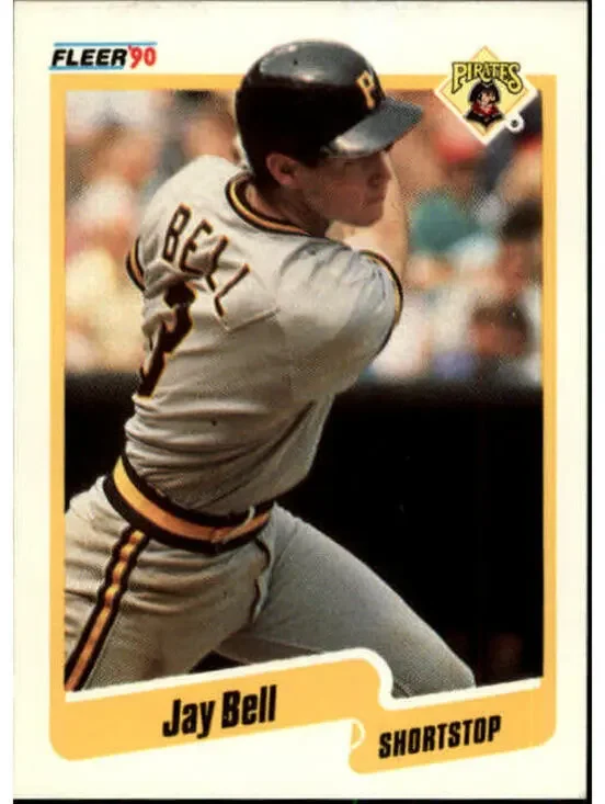 1990 Jay Bell Fleer Baseball Card #459