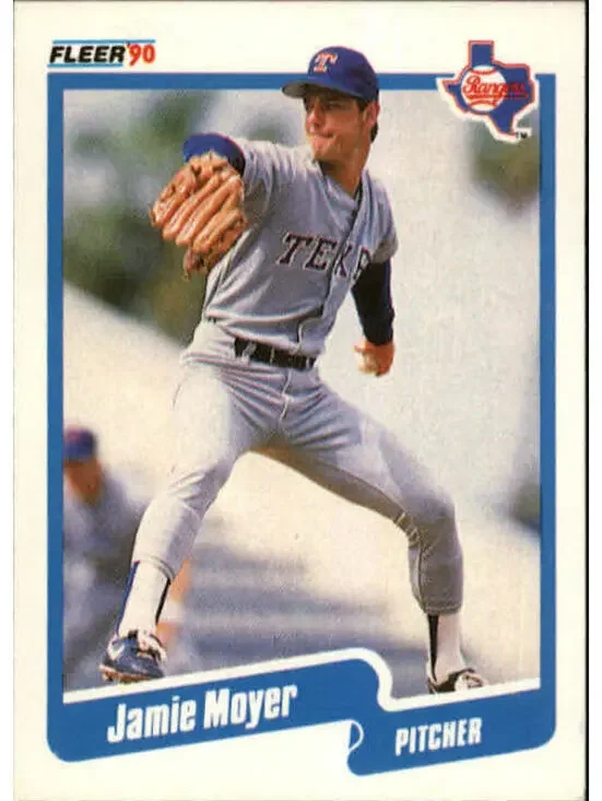 1990 Jamie Moyer Fleer Baseball Card #307