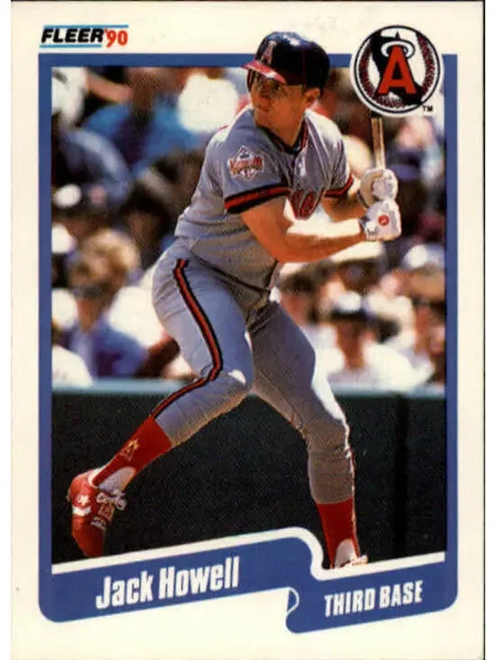 1990 Jack Howell Fleer Baseball Card #135