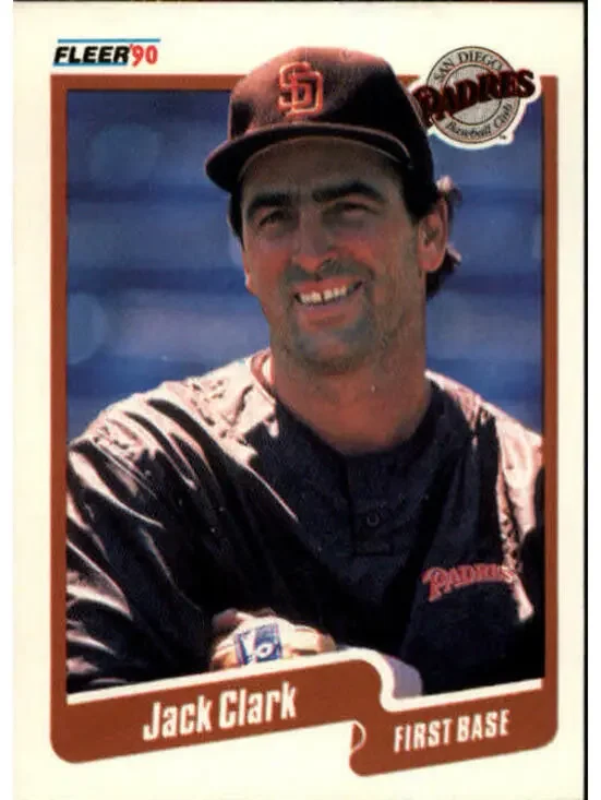 1990 Jack Clark Fleer Baseball Card #152