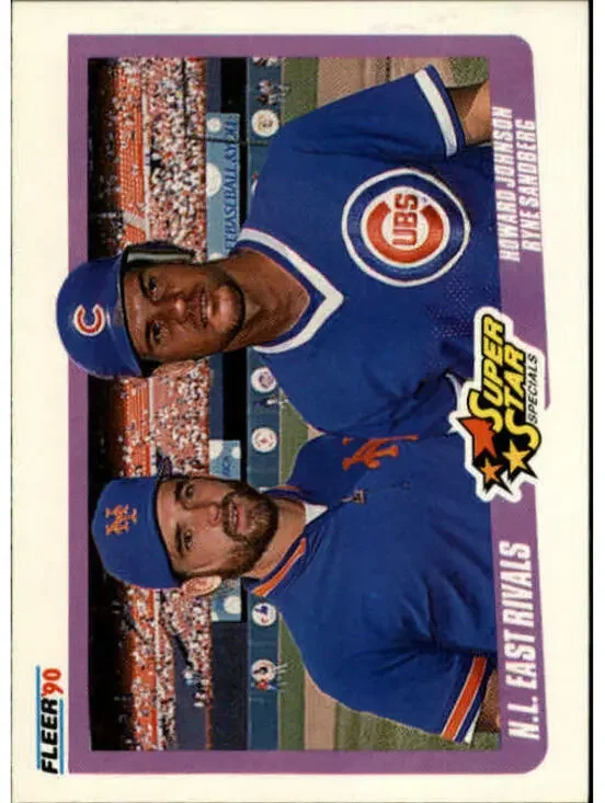1990 Howard Johnson / Ryne Sandberg Fleer Baseball Card #639