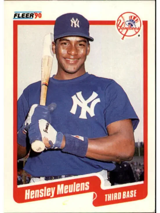 1990 Hensley Meulens Fleer Baseball Card #449