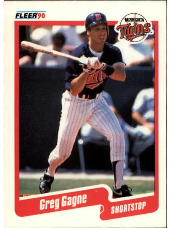 1990 Greg Gagne Fleer Baseball Card #374
