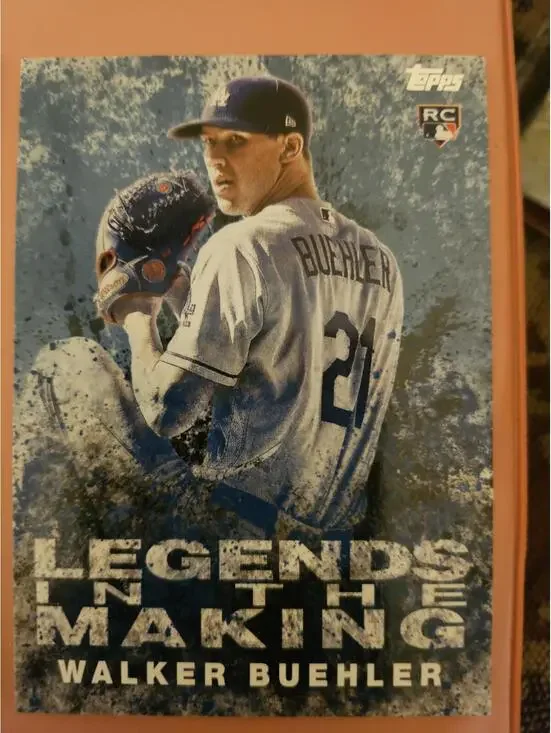 Walker Buehler BLUE 2018 Topps Update Legends in the Making RC#LITM-22 RAW Mint